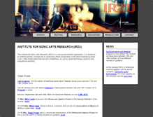 Tablet Screenshot of irzu.org